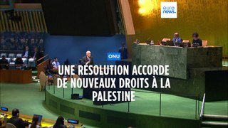 Une résolution de l'ONU accorde de nouveaux droits à la Palestine, relançant sa demande d'adhésion