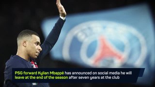 BREAKING NEWS: Football: Breaking News - Kylian Mbappe to leave PSG
