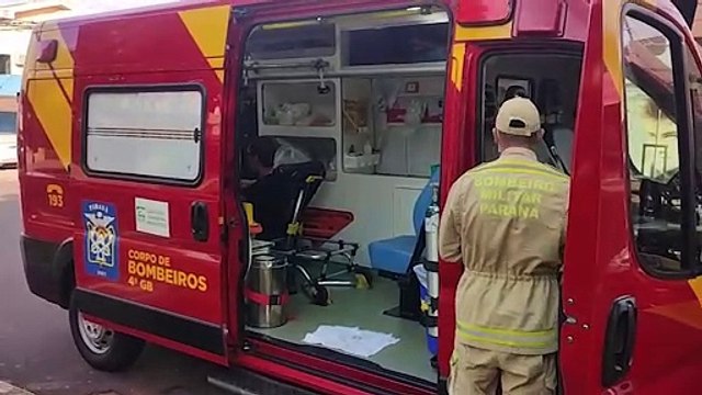 Carro e moto se envolvem em colisão no Bairro Brasília e motociclista fica ferido