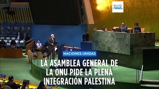La Asamblea General de la ONU pide reconsiderar la integración plena de Palestina como Estado