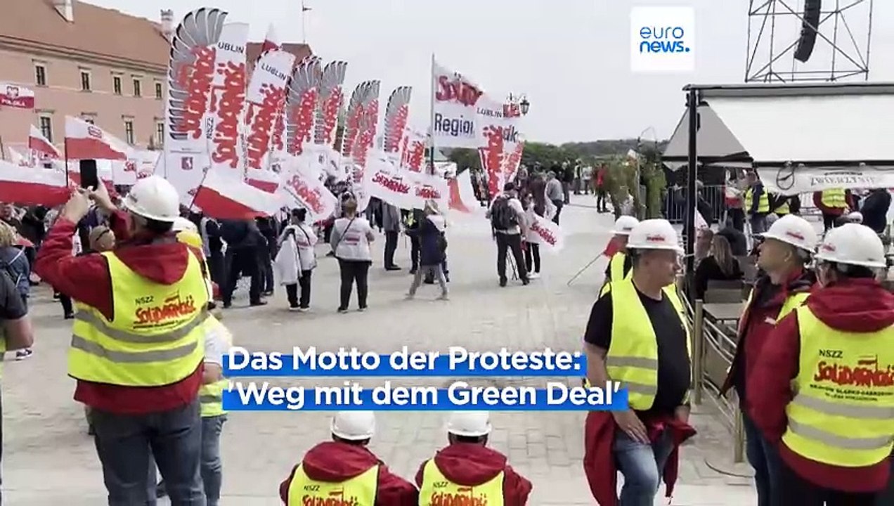 'Weg mit dem Green Deal': Polnische Bauern machen mobil
