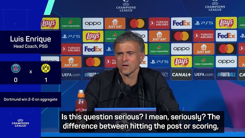 Enrique defiant when asked if PSG