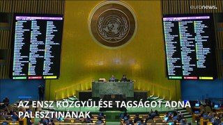 Szavazott az ENSZ Közgyűlése: független államként maguk közé fogadnák Palesztinát