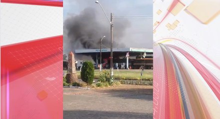 Posto de combustível pega fogo em Mauá da Serra