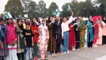 Teachers, students visit martyrs' monument at GHQ in Rawalpindi