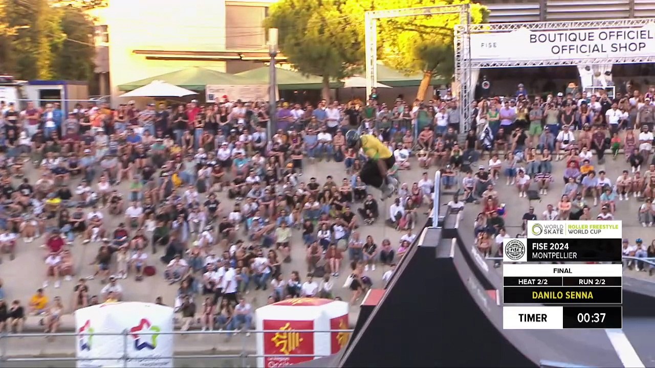 Danilo Senna - 2nd Place World Skate Roller Freestyle Park World Cup 2024 #FISEMontpellier 2024