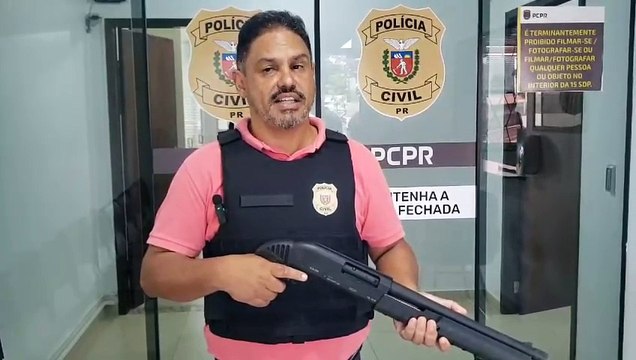 Criminosos abandonam espingarda durante tentativa de assalto na BR-467 em Cascavel