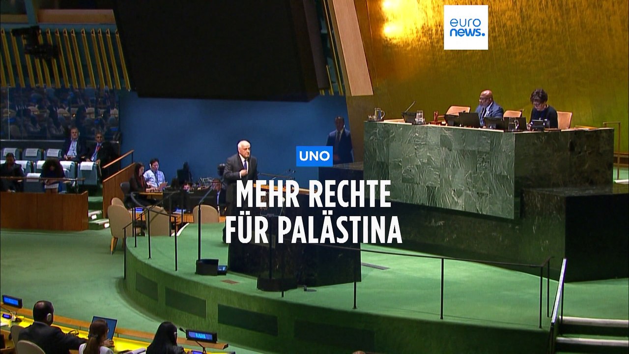 Generalversammlung stimmt für Palästina als 194. UN-Mitglied