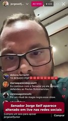 Download Video: Senador Jorge Seif aparece alterado em live nas redes sociais 