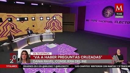"Habrá preguntas cruzadas": Dania Revel sobre el formato que se tomaría en el debate presidencial