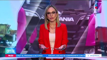 Wendy decidió aprender a manejar un tractocamión