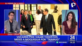 Martín Vizcarra: expresidente pide al Poder Judicial viajar a Moquegua por unos meses