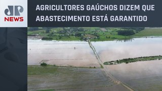 Inundações afetam produção de arroz no Rio Grande do Sul