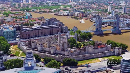 The Tower of London in central London, England.