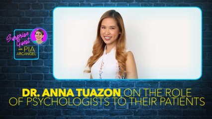 Ano ang role ng isang psychologist? | Surprise Guest with Pia Arcangel