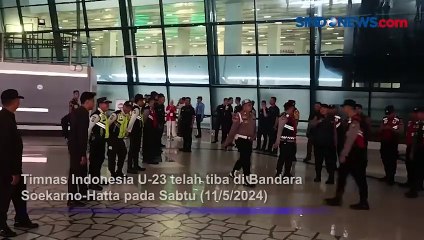 Timnas Indonesia U-23 Tiba di Tanah Air, Disambut Pengalungan Bunga