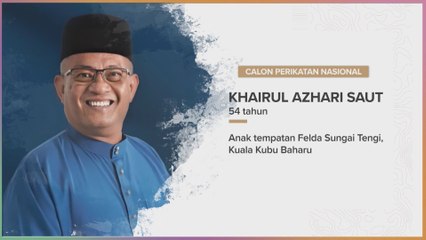 [INFOGRAFIK] N.06 Kuala Kubu Baharu, calon PN, Khairul Azhari Saut