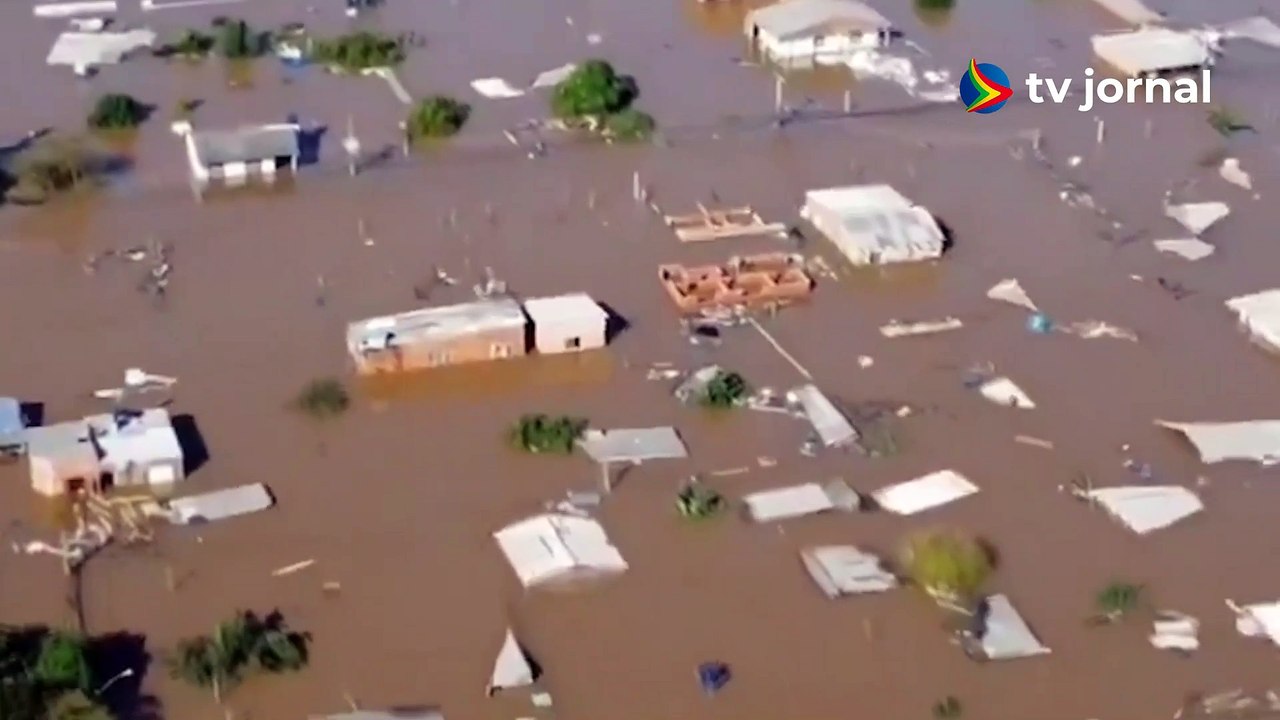 Quase 90% das cidades do RS foram atingidas pelas fortes chuvas