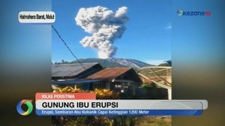 Erupsi Gunung Ibu di Halmahera