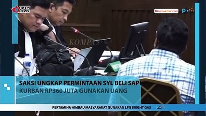 Saksi Sebut SYL Minta Beli Sapi Kurban Senilai Rp360 Juta Dengan Uang Kementan