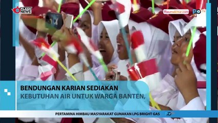 Presiden Jokowi Resmikan Bendungan Karian