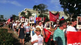 Cubanos y rusos celebran por primera vez en la calle Día de la Victoria