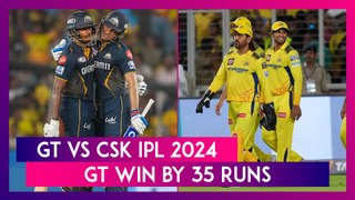 GT vs CSK IPL 2024 Stat Highlights: Gujarat Titans Secure Clinical Victory