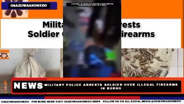 Military Police Arrests Soldier Over Illegal Firearms In Borno ~ OsazuwaAkonedo