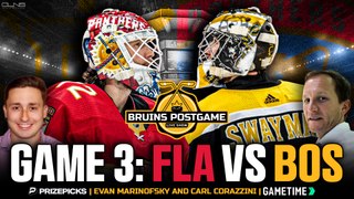 LIVE: Bruins vs Panthers Game 3 Postgame Show
