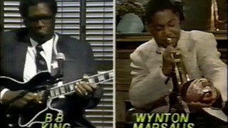 B.B.キングとウィントン・マルサリス インタビュー 演奏 音楽, B.B.  King and Wynton Marsalis, music jazz
