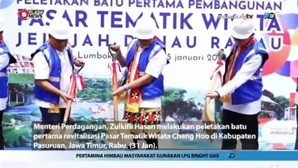 Peletakan Batu Pertama Tanda Dimulainya Revitalisasi Pasar Chenghoo Pasuruan