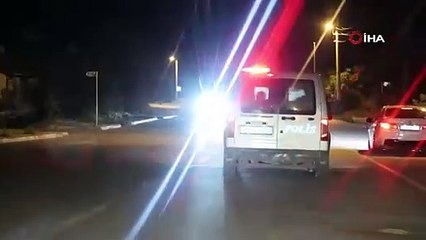 Uyuşturucu tacirleri ile polisin kovalamacası kamerada