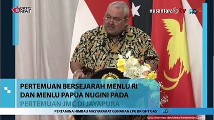 Momen Bersejarah Pertemuan Menlu RI dan Menlu Papua di Jayapura