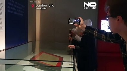 ناشطان بيئيان يحاولان تدمير "كارتا ماغنا" أو "الميثاق العظيم" احتجاجا على تغير المناخ