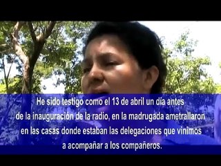 Zacate Grande, habla Bertha Cáceres de Copinh