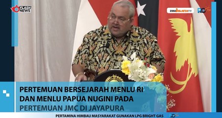 MENLU RI DAN MENLU PAPUA NUGINI GELAR PERTEMUAN JMC DI JAYAPURA