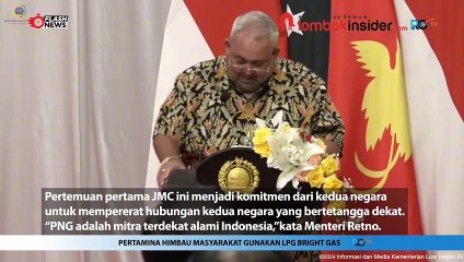 PERTEMUAN BERSEJARAH MENLU RI DAN MENLU PAPUA NUGINI PADA PERTEMUAN JMC DI JAYAPURA