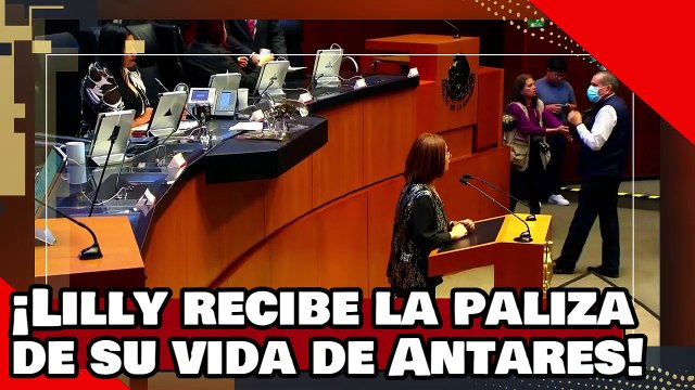 ¡VEAN! ¡’la Meretriz’ Lilly Téllez recibe la paliza de su vida de Antares por lucrar con la muerte!