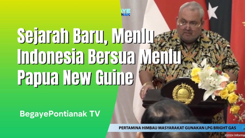 Jarang Terjadi Menlu Indonesia Bertemu Menlu Papua New Guine