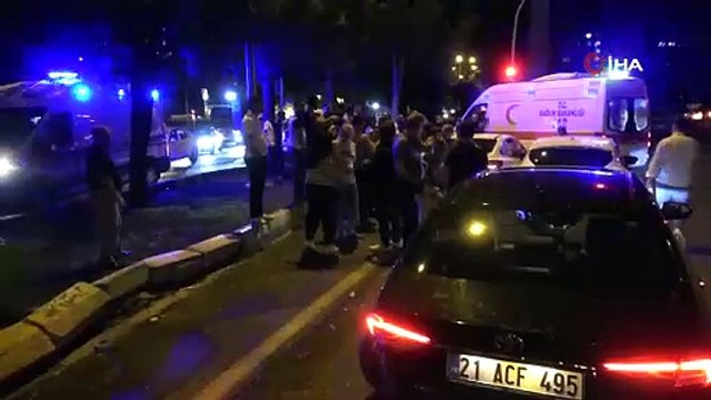 Diyarbakır’da 3 otomobil kazaya karıştı: 2 yaralı