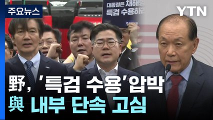 野 '특검 수용' 한목소리 압박...與 내부 단속 고심 / YTN
