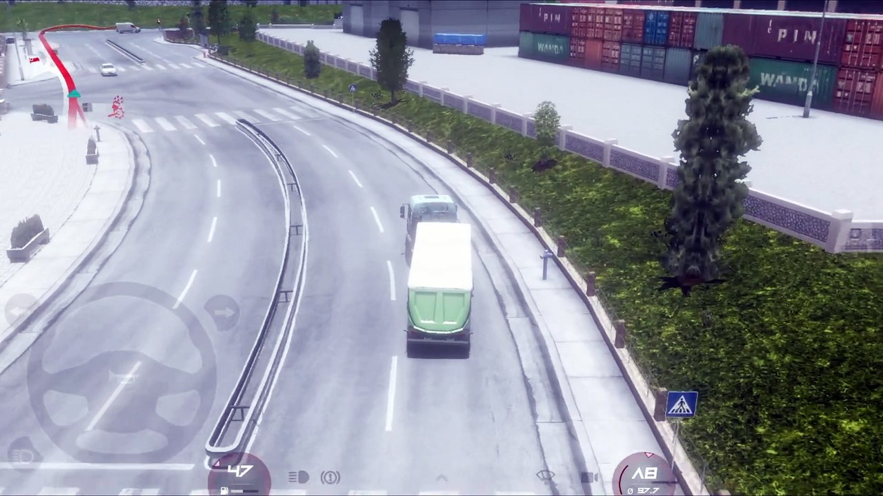 Mercedes Truck Fitness Test Simulation Gameplay (Android & iOS) | Truckers Of Europe 3