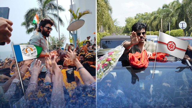 Ram Charan Allu Arjun ఓకే ఫ్యామిలీ.. రెండు పార్టీల కోసం ప్రచారం | Oneindia Telugu