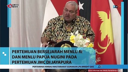 Pertemuan Bersejarah Menlu RI Dengan Menlu Papua Nugini