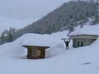 Powder ski snowboard Verbier