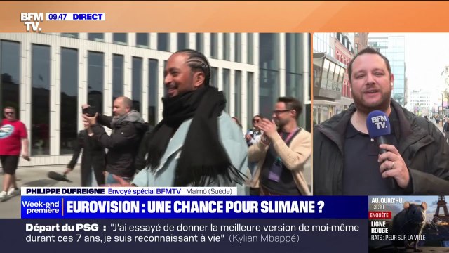 Slimane représentera la France ce soir à Malmö pour la finale de l'Eurovision 2024