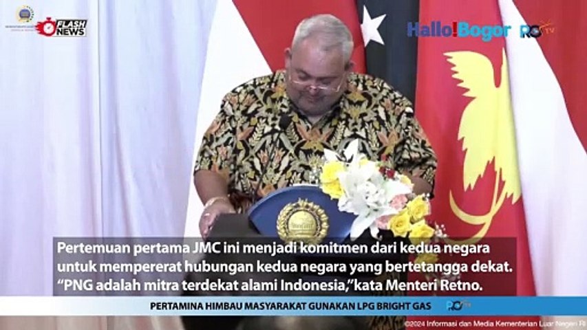 Diplomasi di Timur: Menlu RI dan Papua Nugini Perkuat Hubungan di Pertemuan Bersejarah di Jayapura