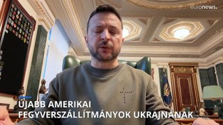 Újabb amerikai katonai segély indul Ukrajnába, Zelenszkij gyors szállítást kér