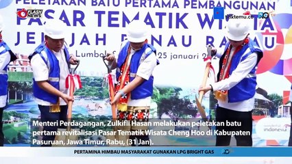 Mendag Lakukan Peletakan Batu Pertama Pasar Wisata Cheng Hoo Pasuruan
