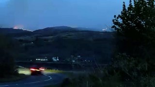 Timelapse video of Glenuig (Lochaber) wildfire May 2024
